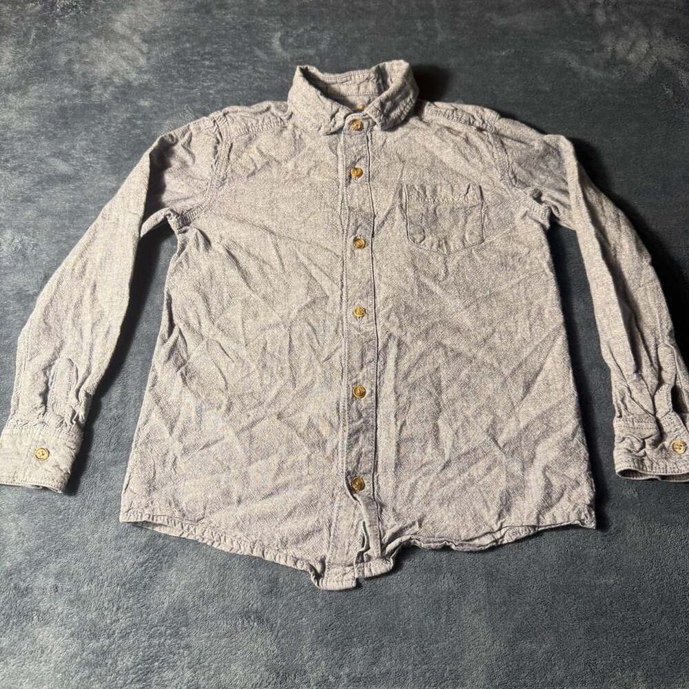 Tommy Bahama Button Down Shirt Grey Chambray
